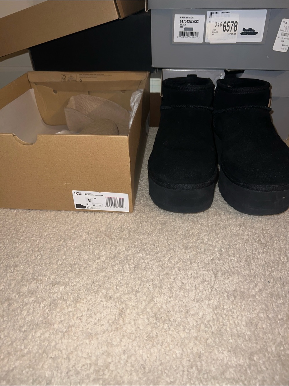 UGG Women  Suede Slip-On Booties